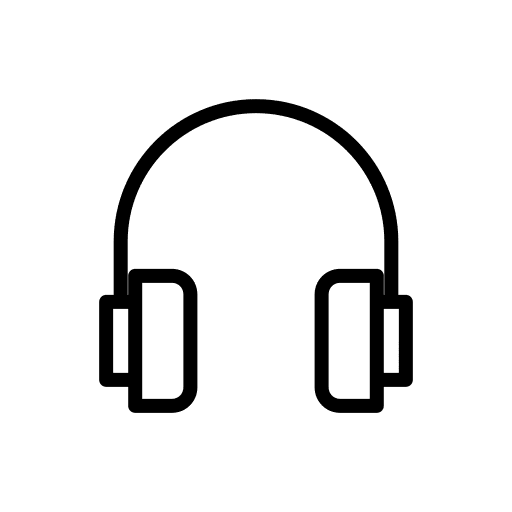 Headphones enable sound earphones audio icon Headphones enable sound earphones audio icon