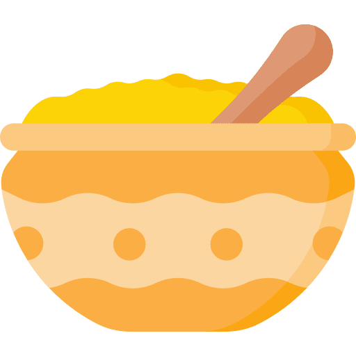 Ghee food and restaurant food bowl icon
