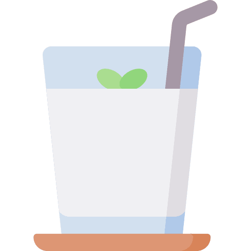 Lassi sweet india food and restaurant icon