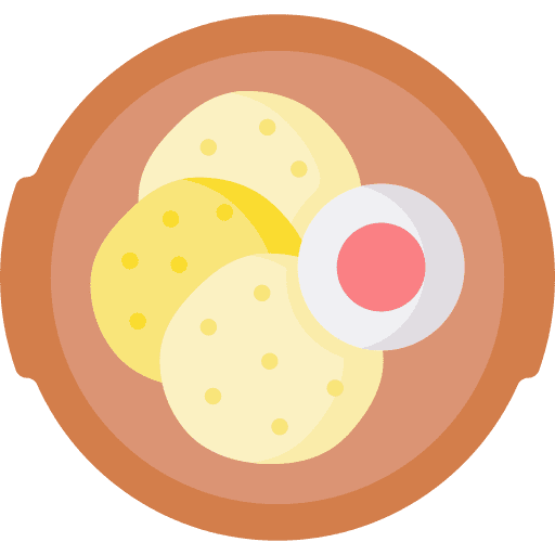 Roti roti india food icon