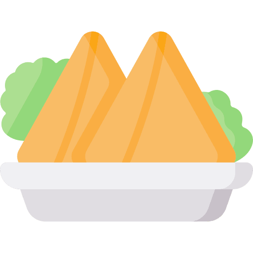Samosa nutrition samosa gastronomy icon