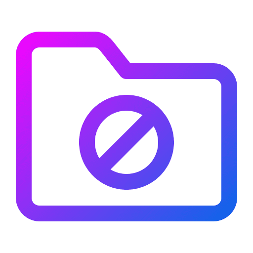 Blocked interface blocked office material icon Blocked interface blocked office material icon