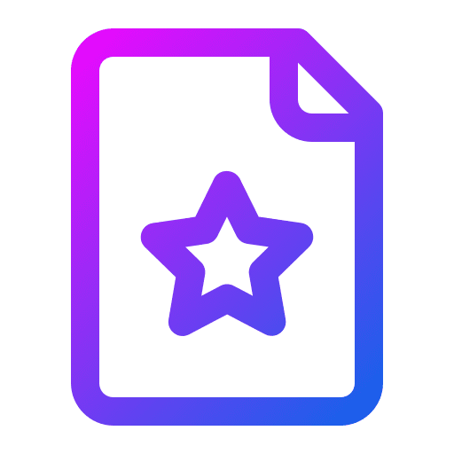 Document star paper files and folders icon Document star paper files and folders icon