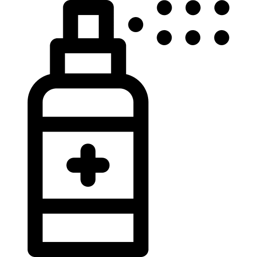 Desinfectant cleaning sterilization clean icon
