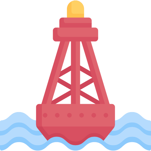 Buoy floating limit security icon