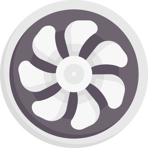 Propeller screw propeller electronics icon