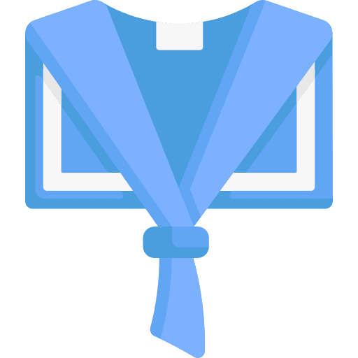 Collar sailor accessory hobbies and free time icon Collar sailor accessory hobbies and free time icon