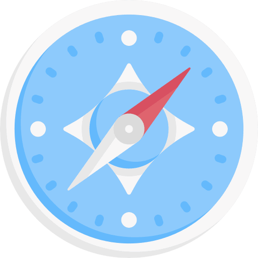 Compass cardinal points search location icon Compass cardinal points search location icon