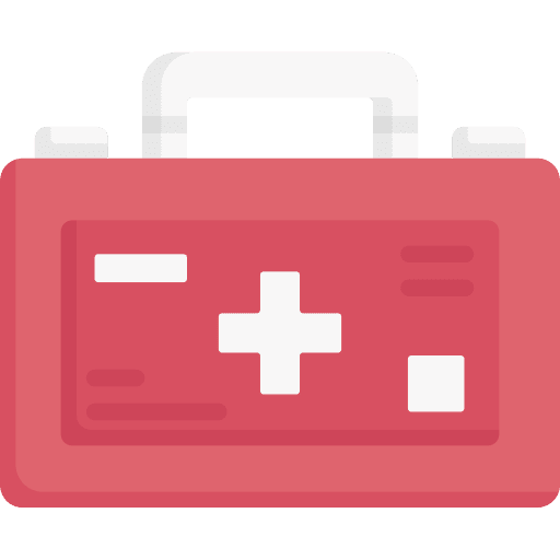 First aid kit adventure vacation outdoor icon First aid kit adventure vacation outdoor icon