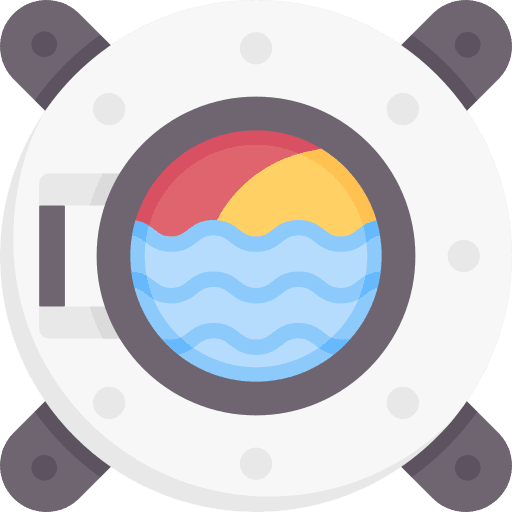 Porthole sea ocean transportation icon Porthole sea ocean transportation icon
