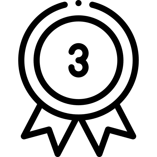 Medal prize sports and competition champion icon