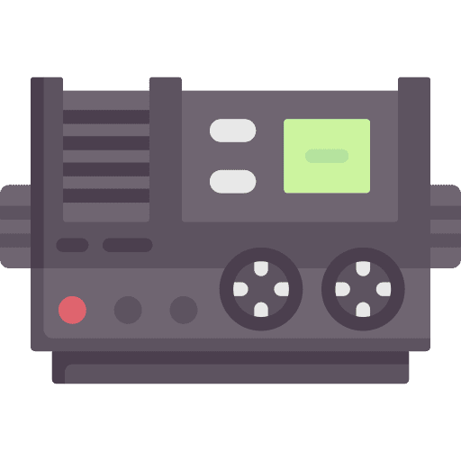 Radio news technology transistor icon Radio news technology transistor icon