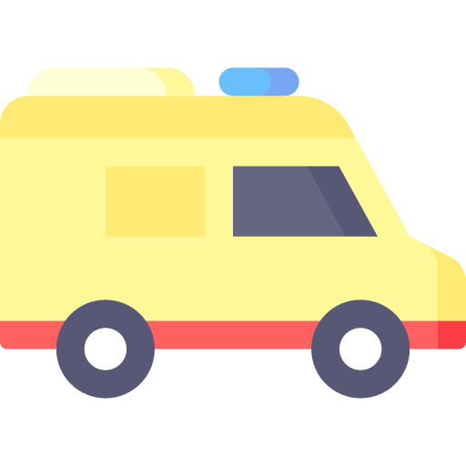 Ambulance transportation emergency ambulance icon