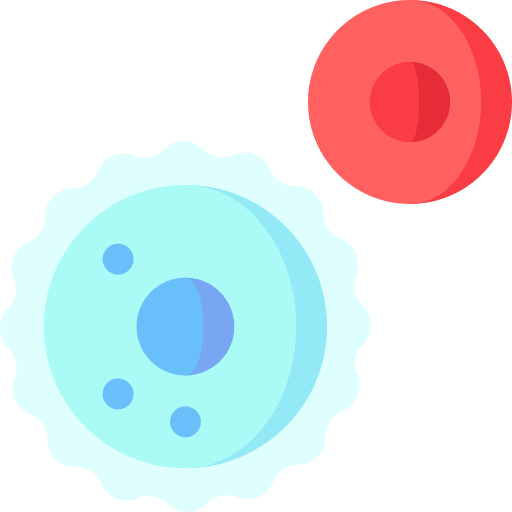 White blood cell health clinic hospital stem cell icon