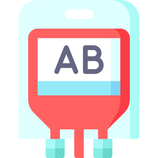 Blood bag type ab hospital blood type icon Blood bag type ab hospital blood type icon