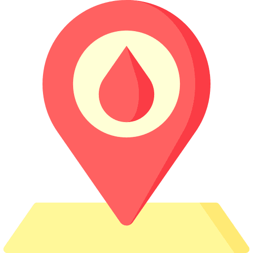 Blood donation location pin blood donation maps and location icon Blood donation location pin blood donation maps and location icon