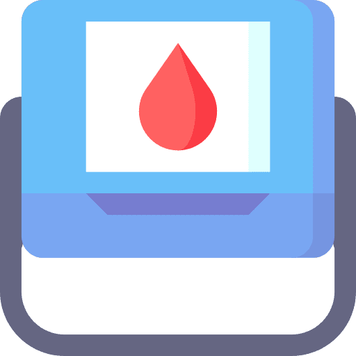 Ice box healthcare and medical box transport icon Ice box healthcare and medical box transport icon