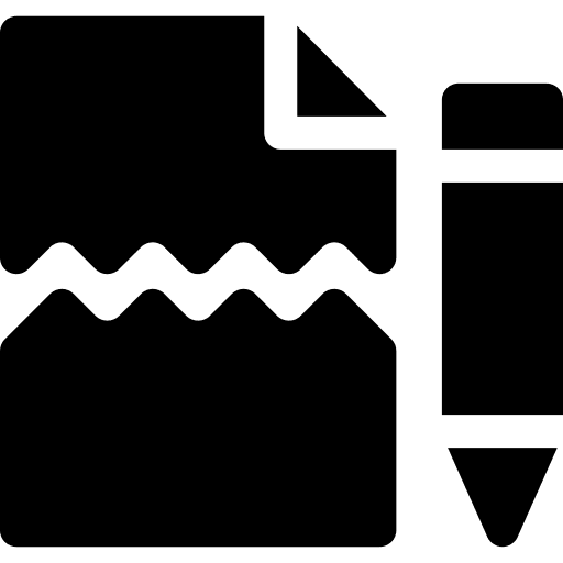 Failing assignment exam education icon