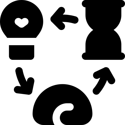 Repeat interface repeat arrows icon