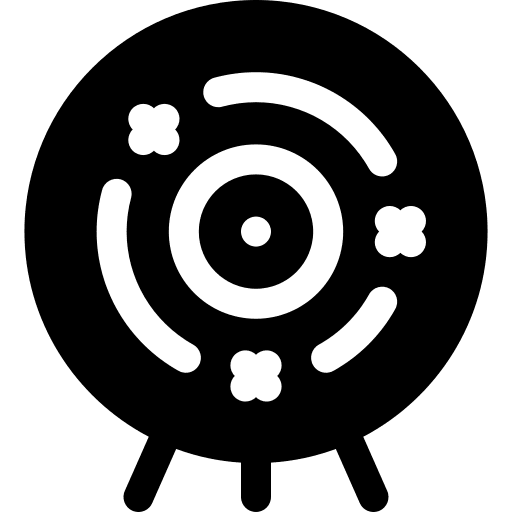 Focus targeting process sports icon Focus targeting process sports icon