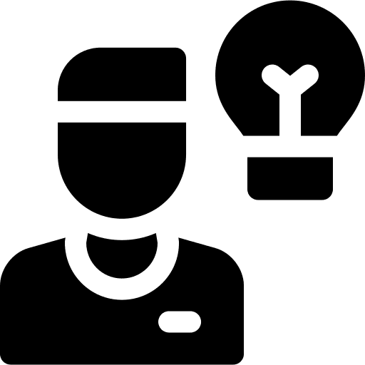 Idea creativity art and design caucasian icon Idea creativity art and design caucasian icon