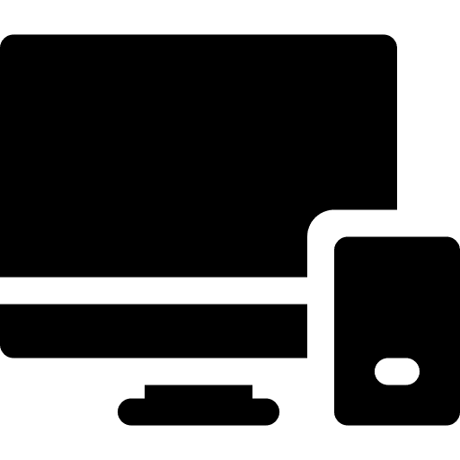 Responsive screen responsive electronics icon Responsive screen responsive electronics icon