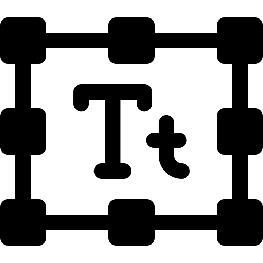 Typography text box text edit format icon Typography text box text edit format icon