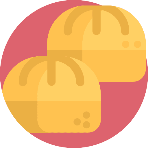 Pineapple recipe bun food and restaurant icon