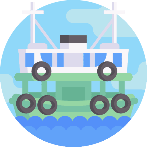 Ferry boat industry container transportation icon Ferry boat industry container transportation icon