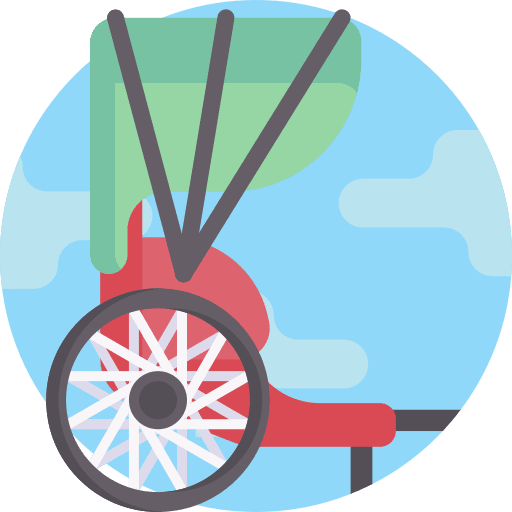 Rickshaw chinese transportation cultures icon Rickshaw chinese transportation cultures icon