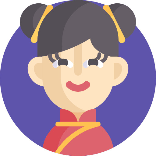 Chinese avatar people clothes icon Chinese avatar people clothes icon
