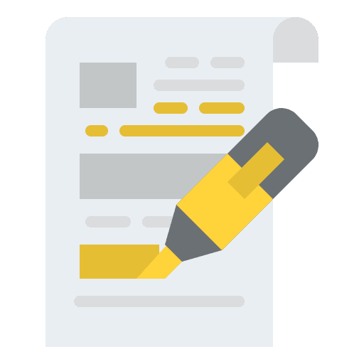 Highlight article content text icon
