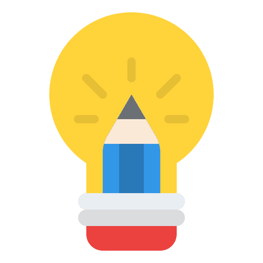 Idea content copywriter communications icon Idea content copywriter communications icon