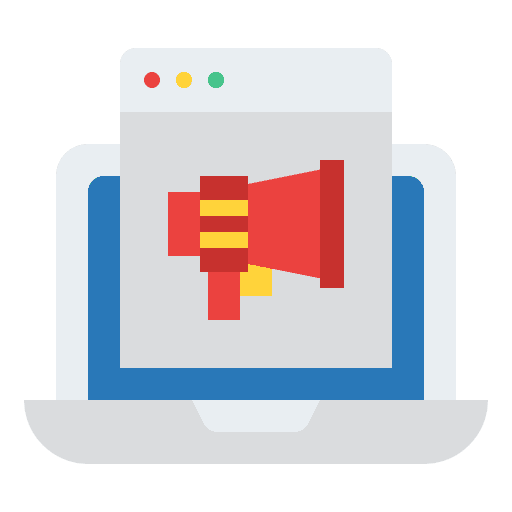 Ads copywriter communications advertising icon Ads copywriter communications advertising icon