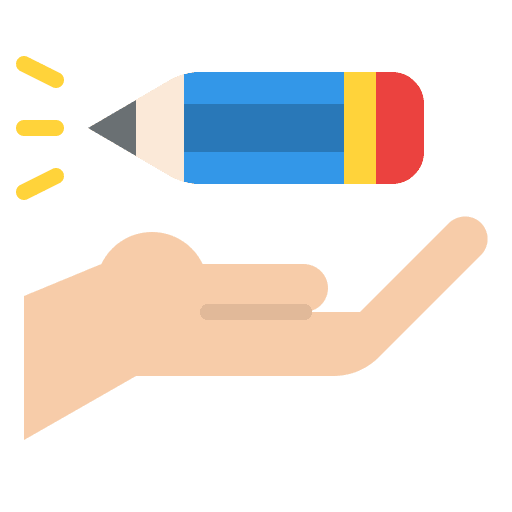 Creative writing copywriting communications text icon Creative writing copywriting communications text icon