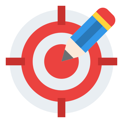 Target audience marketing content writing article icon Target audience marketing content writing article icon