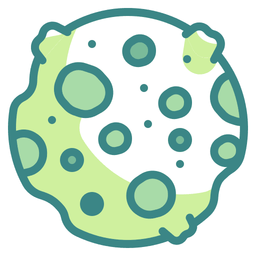 Asteroid galaxy space universe icon
