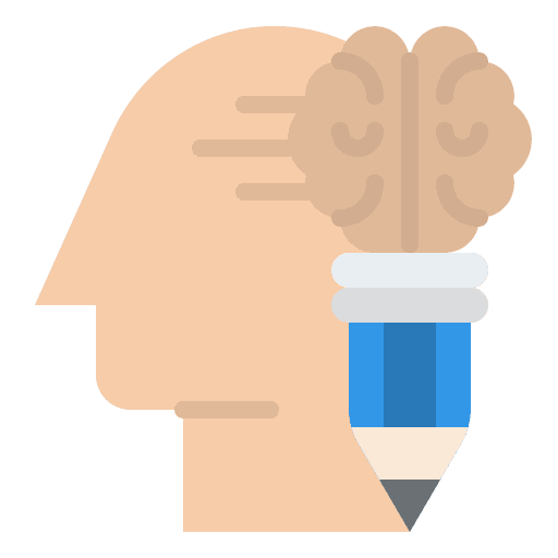 Brainstorming copywriting creative concept icon Brainstorming copywriting creative concept icon
