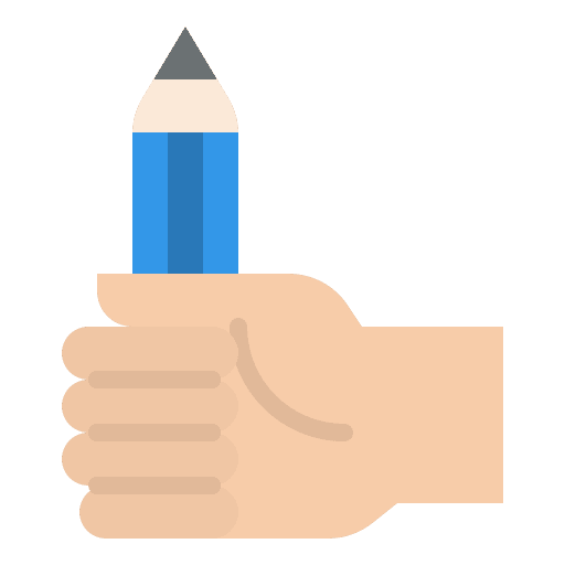 Copywriting pencil communications hand icon Copywriting pencil communications hand icon