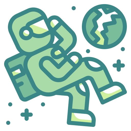 Astronaut occupation gravity profession icon