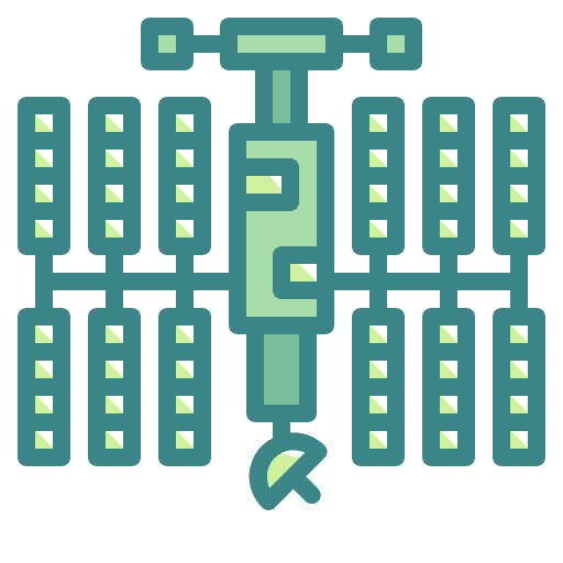 Space station communications galaxy connectivity icon Space station communications galaxy connectivity icon