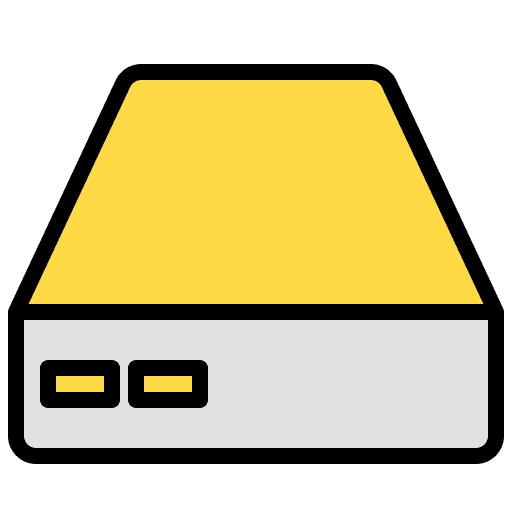 Drive hard disk drive data storage icon Drive hard disk drive data storage icon