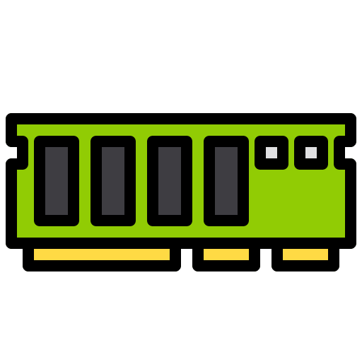 Ram chip ram memory processor icon Ram chip ram memory processor icon