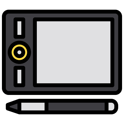 Graphic tablet graphic design pad tablet icon Graphic tablet graphic design pad tablet icon