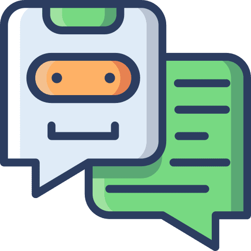 Chatbot ai ui robot icon