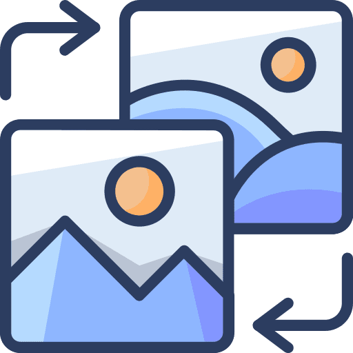 Image image exchange photo icon