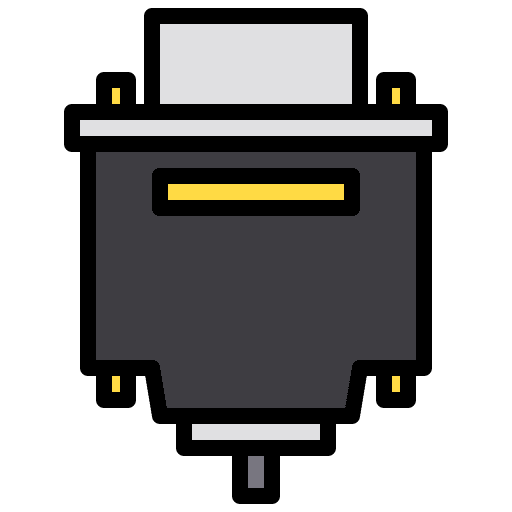 Vga cable computer connector hardware icon Vga cable computer connector hardware icon