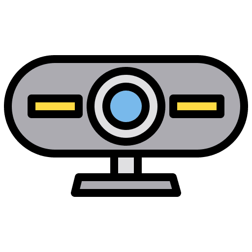 Webcam computer hardware camera icon Webcam computer hardware camera icon