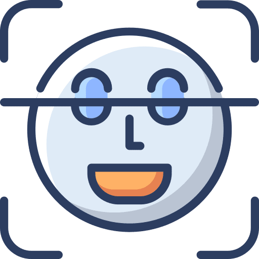 Face recognition face recognition security artificial intelligence icon Face recognition face recognition security artificial intelligence icon
