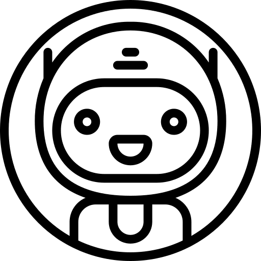 Bot assistant robot profile icon
